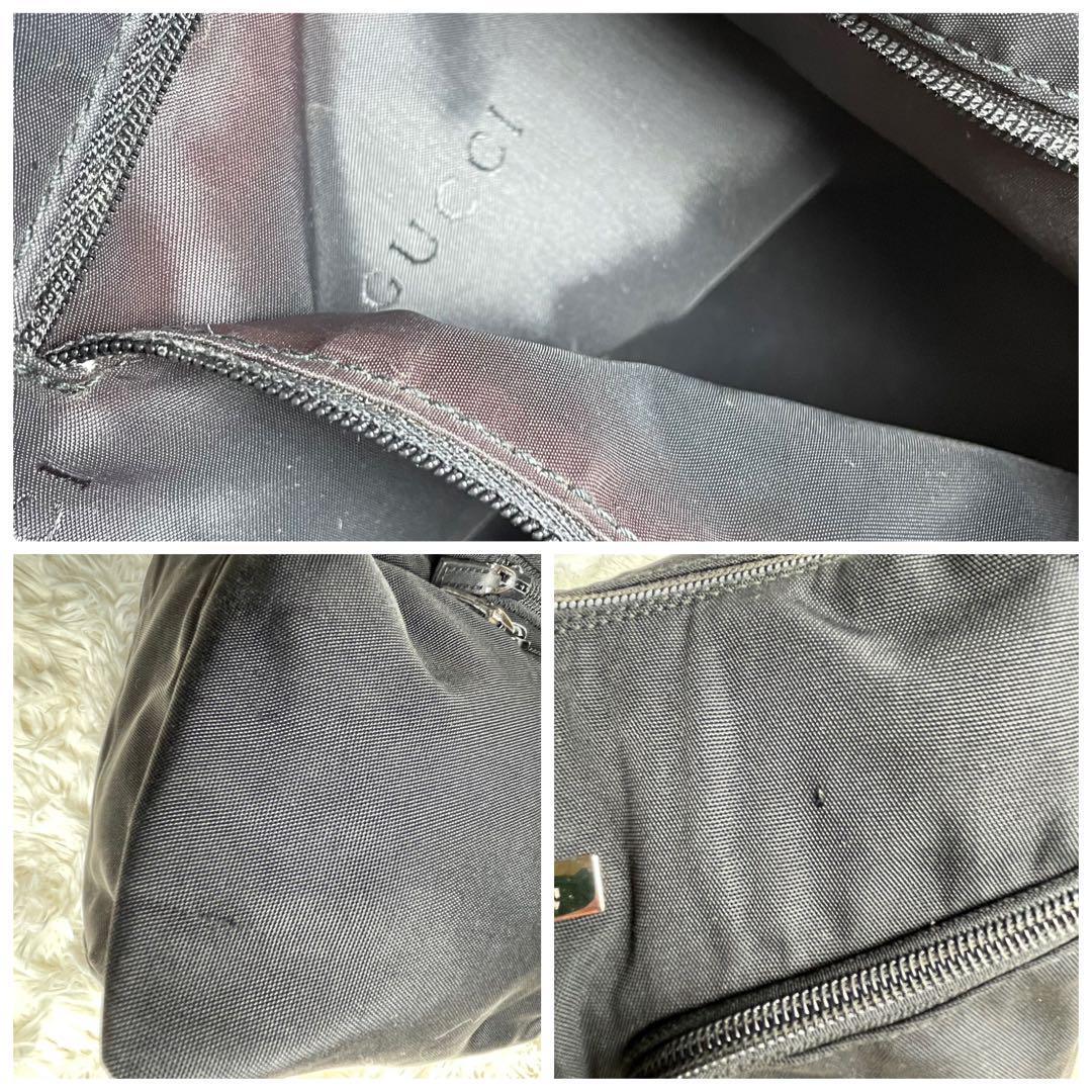 GUCCI グッチ ワンショルダー ハンドバッグ オールド ブラック|PayPay