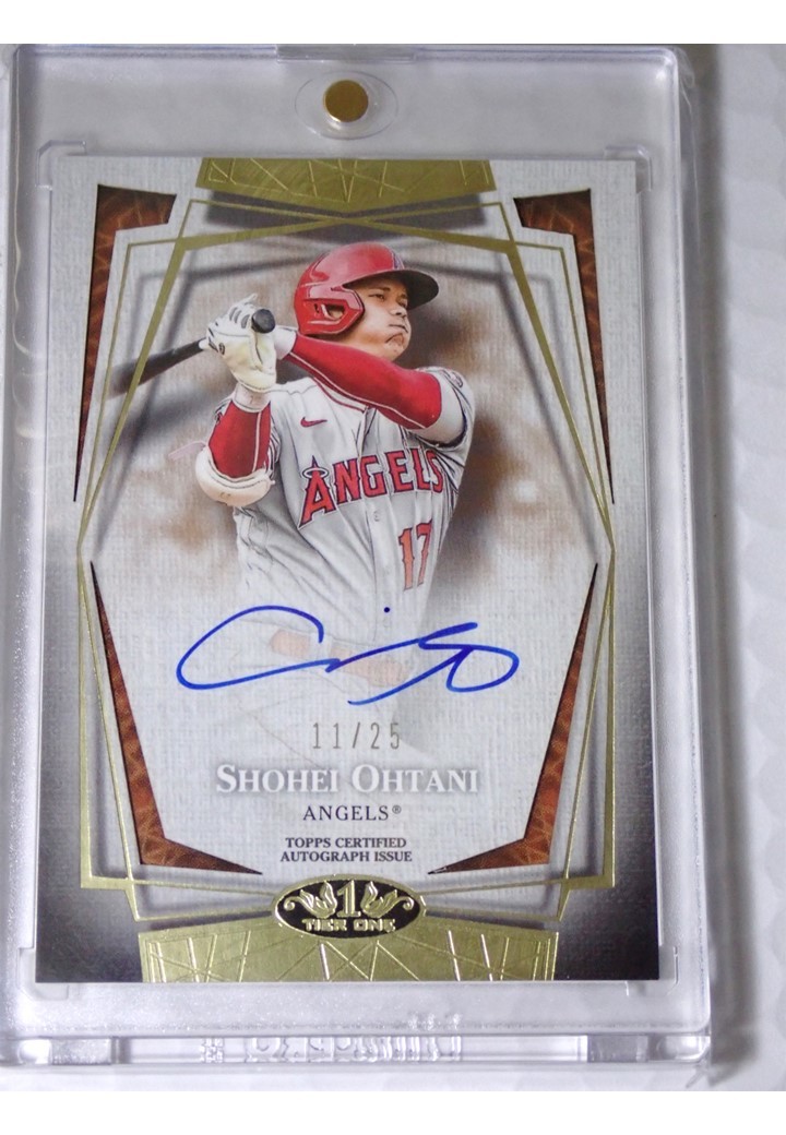 大谷翔平 11/25】2022 Topps TIER ONE Next Level Autograph Bronze 