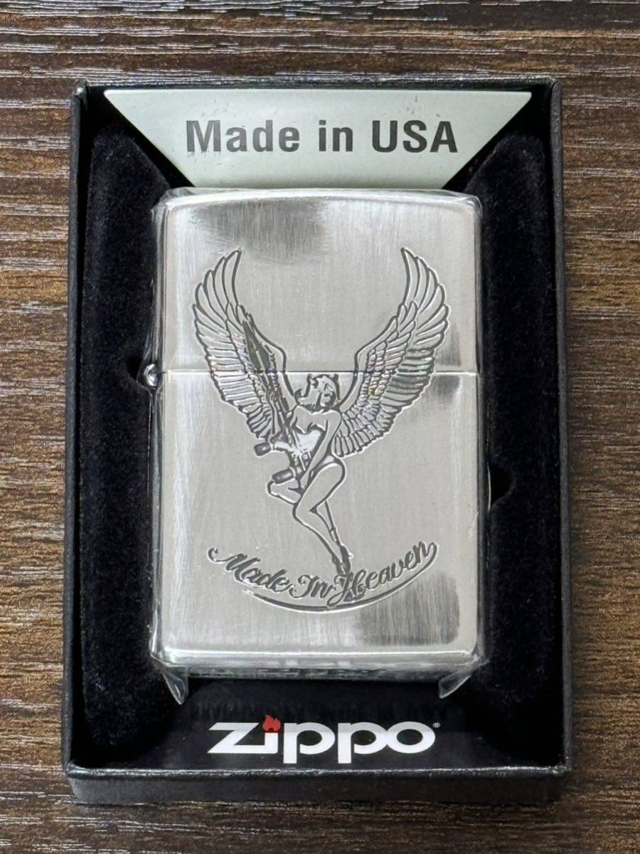 zippo BIOHAZARD Made in Heven バイオハザード 2022年製 silver シルバー 特殊加工品 CAPCOM カプコン ケース 保証書