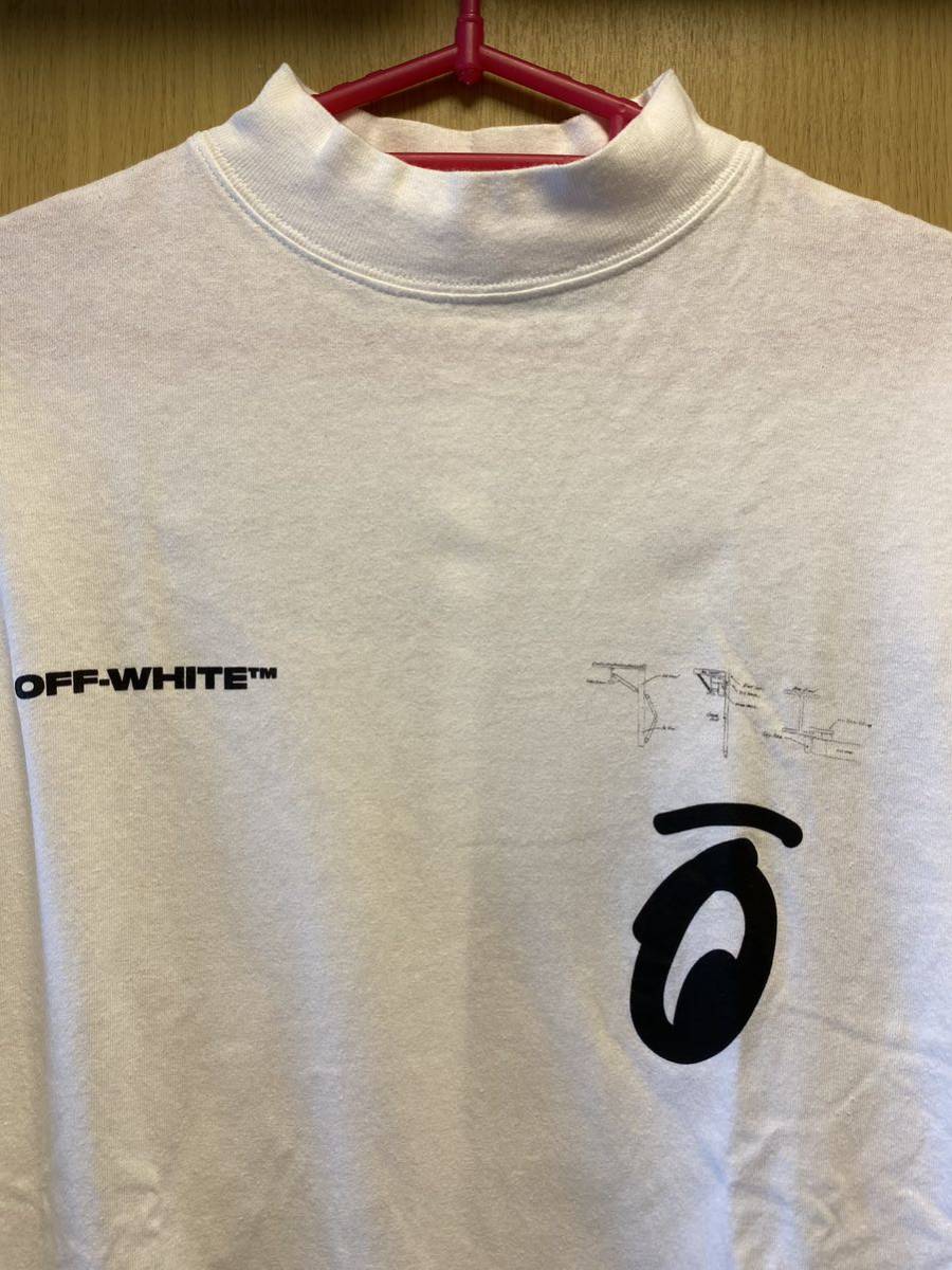 オフホワイト off-white ロンT 19ss - Tシャツ/カットソー(七分