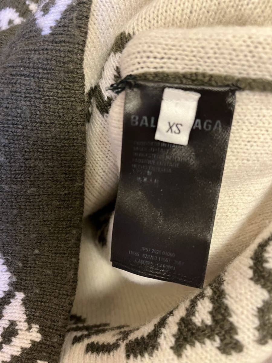 正規 18AW BALENCIAGA バレンシアガ ALL OVER LOGO CREWNECK 正規 18AW BALENCIAGA バレンシアガ ALL OVER LOGO CREWNECK