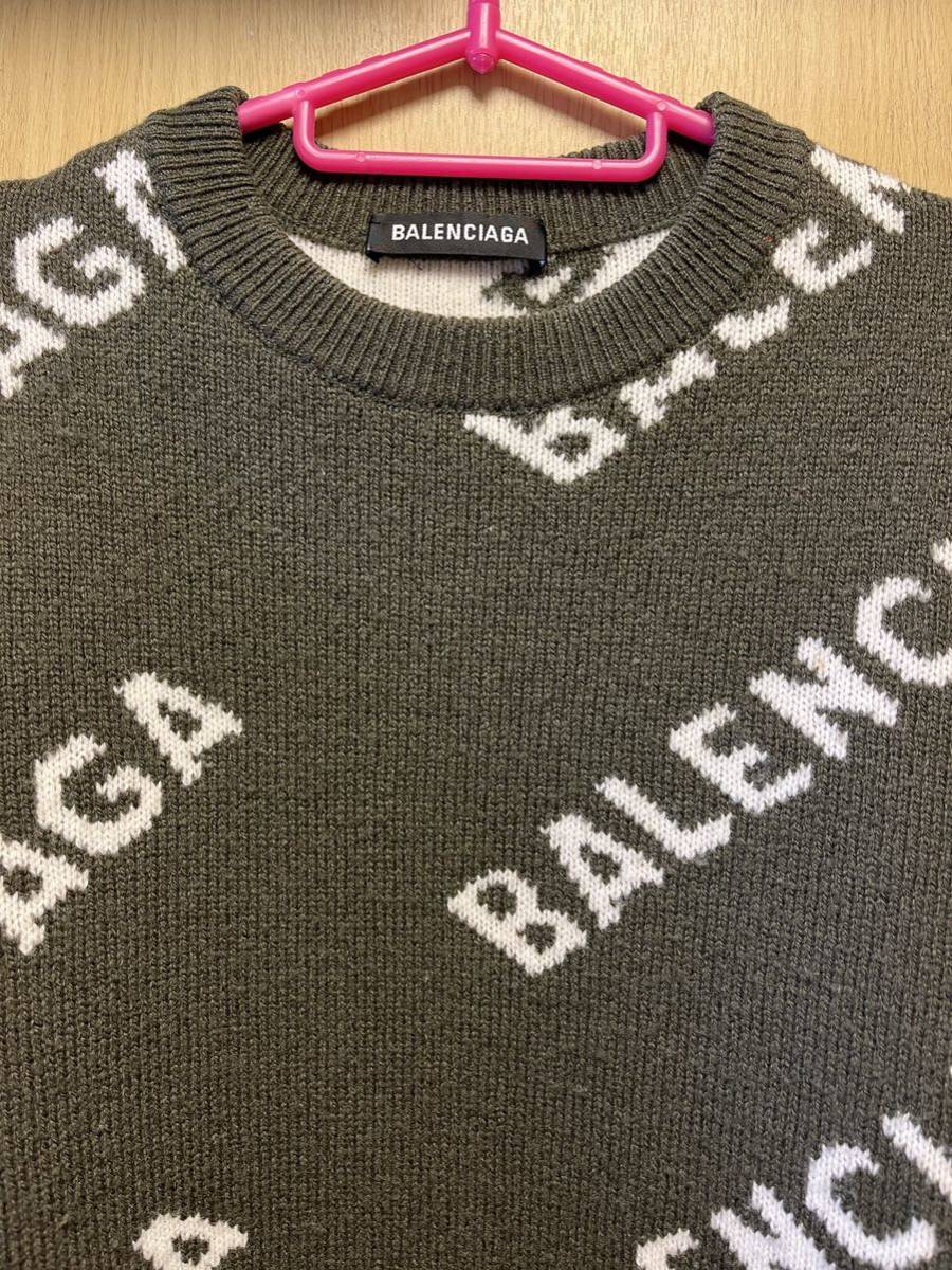 正規 18AW BALENCIAGA バレンシアガ ALL OVER LOGO CREWNECK 正規 18AW BALENCIAGA バレンシアガ ALL OVER LOGO CREWNECK