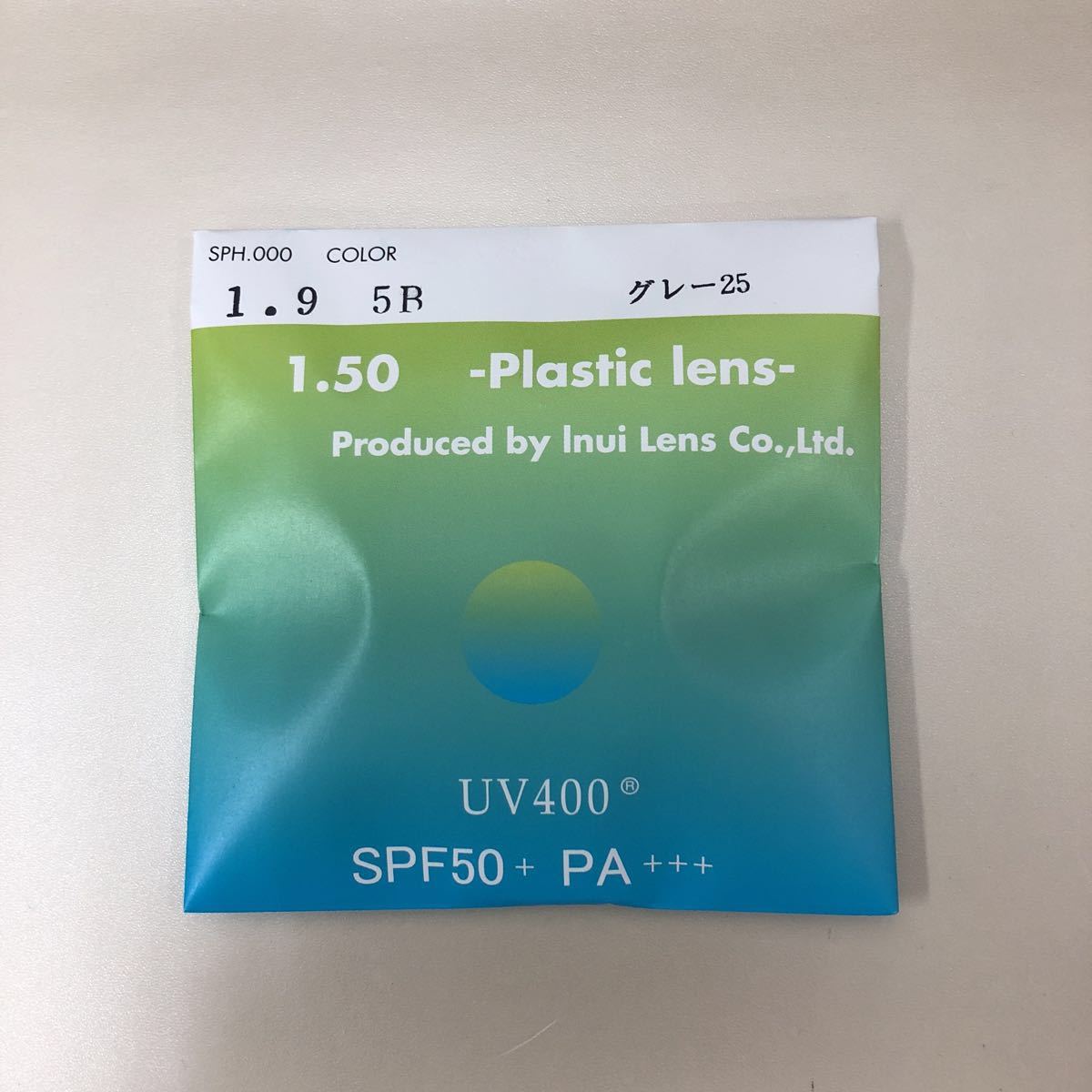 乾レンズ 1.50 グレー25%(度なし) サングラス_画像2