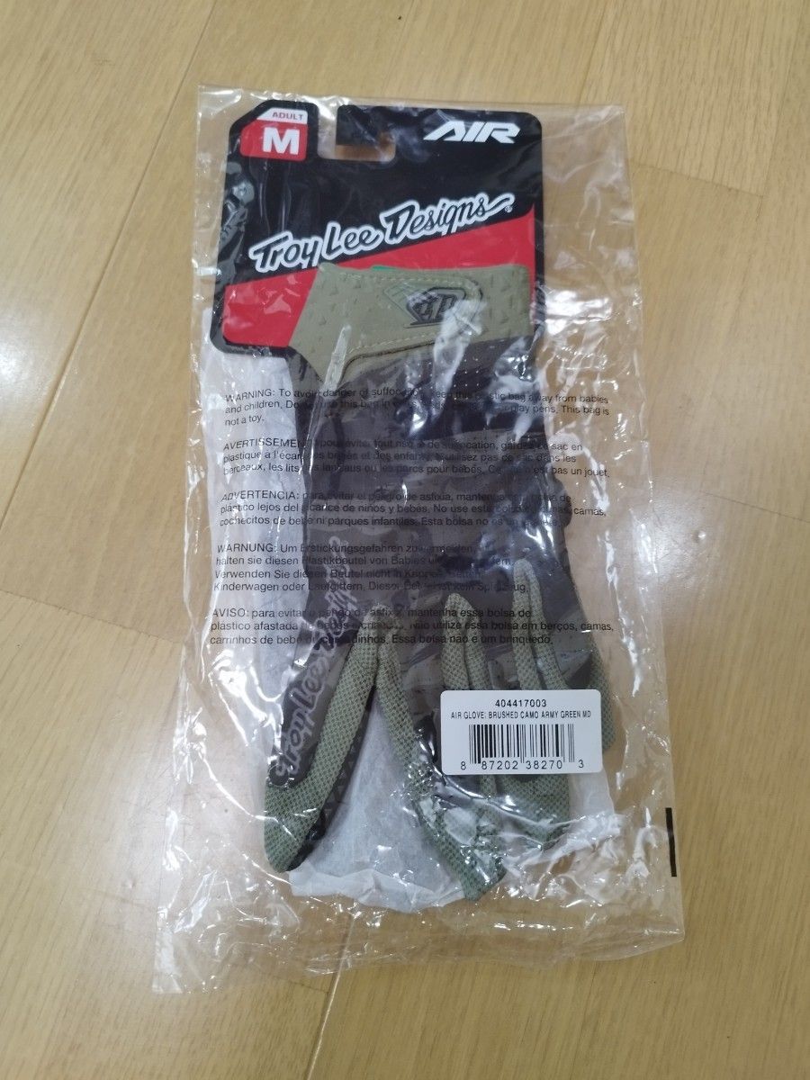 未使用☆TroyleeDesign Air glove camo army green MD モトクロスmtb用グローブ 手袋