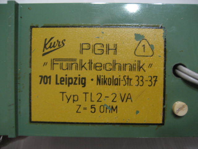 PGH KURS TL2 ARU 音響抵抗器 フルレンジユニット RFT 旧 PGH KURS TL2 ARU 音響抵抗器 フルレンジユニット RFT 旧