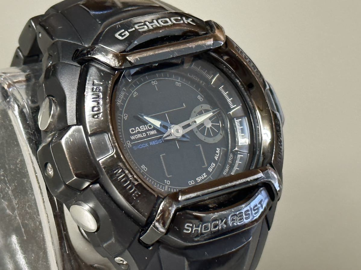 1円〜◆CASIO カシオ G-SHOCK Gショック G-521BD クォーツ アナデジ メンズ腕時計 ブラックカラー_画像2