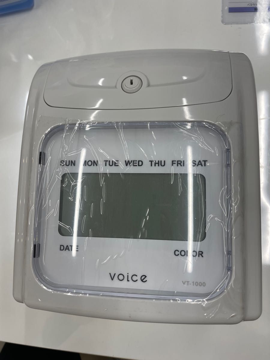 鍵・純正カード付】美品 voiceタイムレコーダーVT-1000|Yahoo 鍵・純正カード付】美品 voiceタイムレコーダーVT-1000|Yahoo