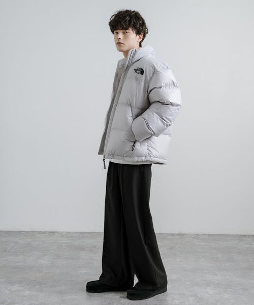 新品未使用 THE NORTH FACE ダウン グレー Ｌサイズ ノースフェイス