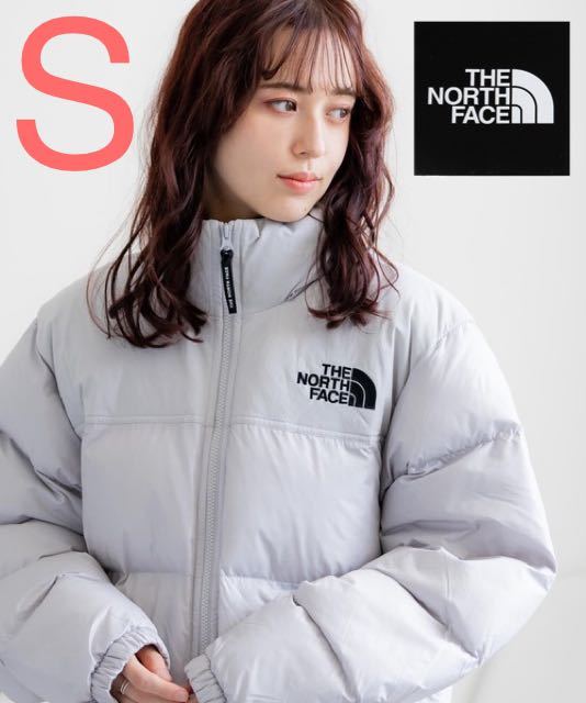 新しい季節 新品 FACE NORTH THE Sサイズ グレー ダウン ヌプシ 韓国