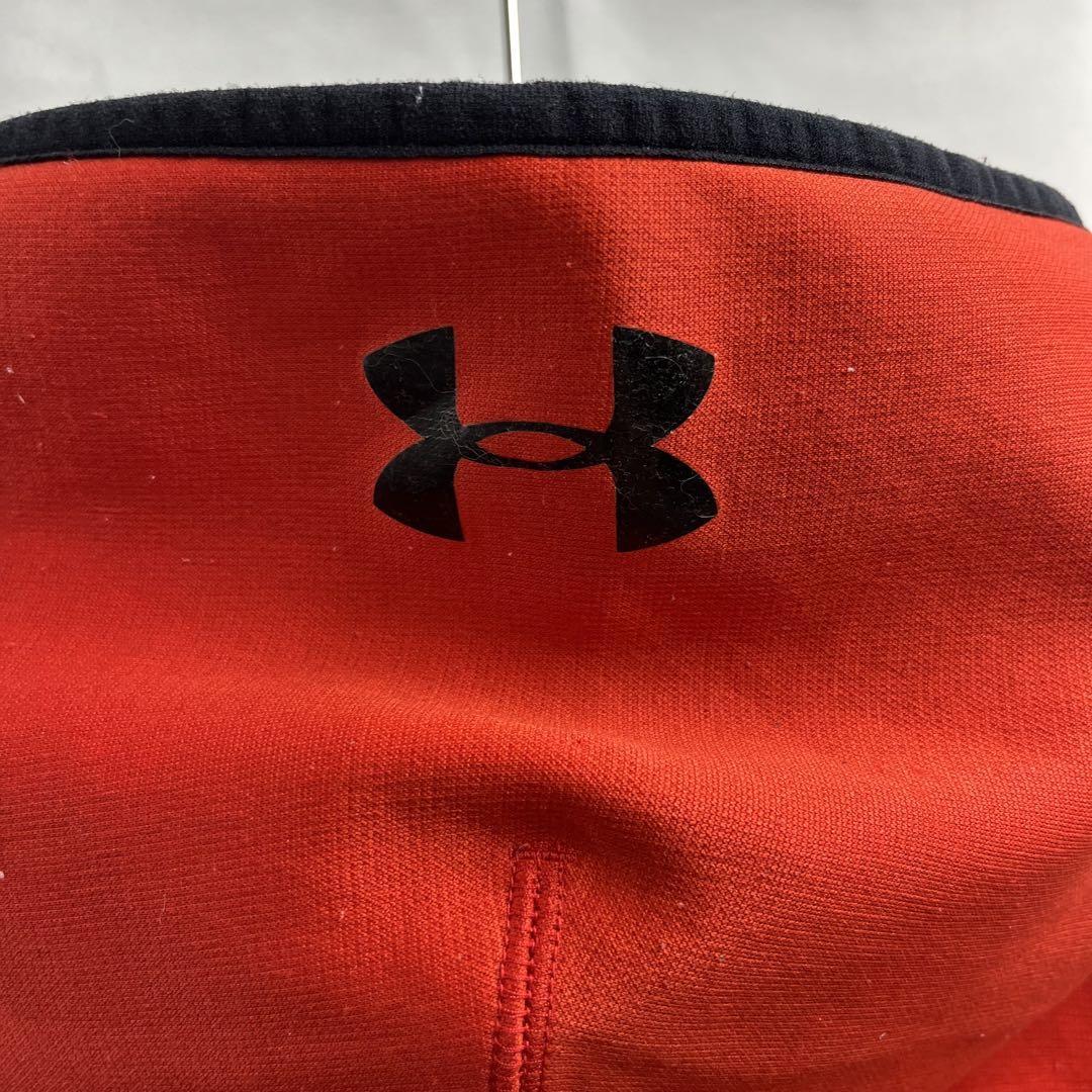 UNDER ARMOUR パーカー プルオーバー プリント 赤 キッズ160c6_画像7