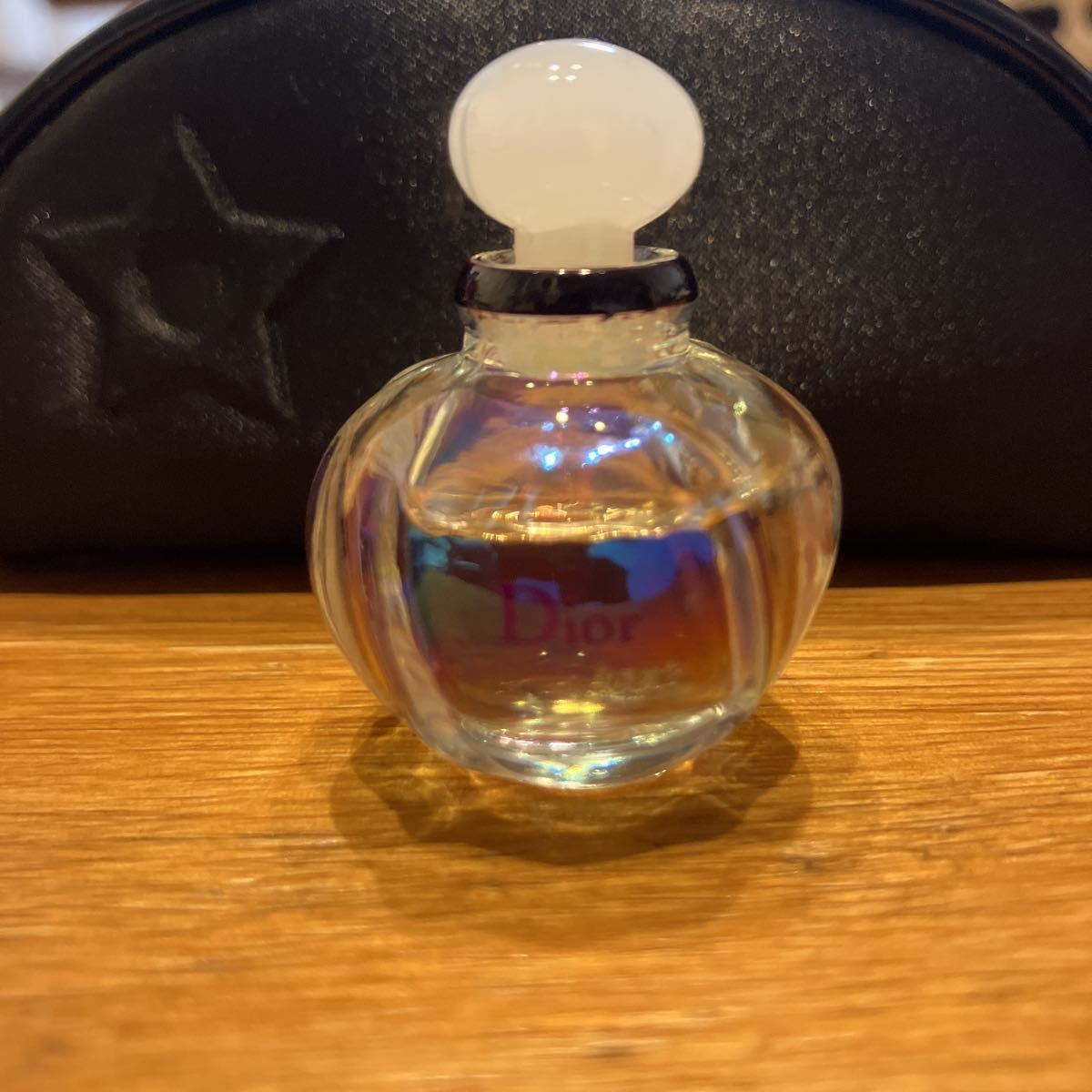 Dior pure poison クリスチャンディオール ピュアプワゾン オードゥパルファン 7.5ml ミニ香水 ポーチ付き_画像2