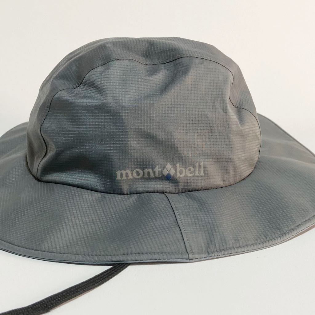 mont-bell ☆ GORE-TEX レイン ナイロン ハット グレー L 58-60cm 登山 ハイキング アウトドア キャンプ ゴアテックス モンベル■SHWH12_画像4