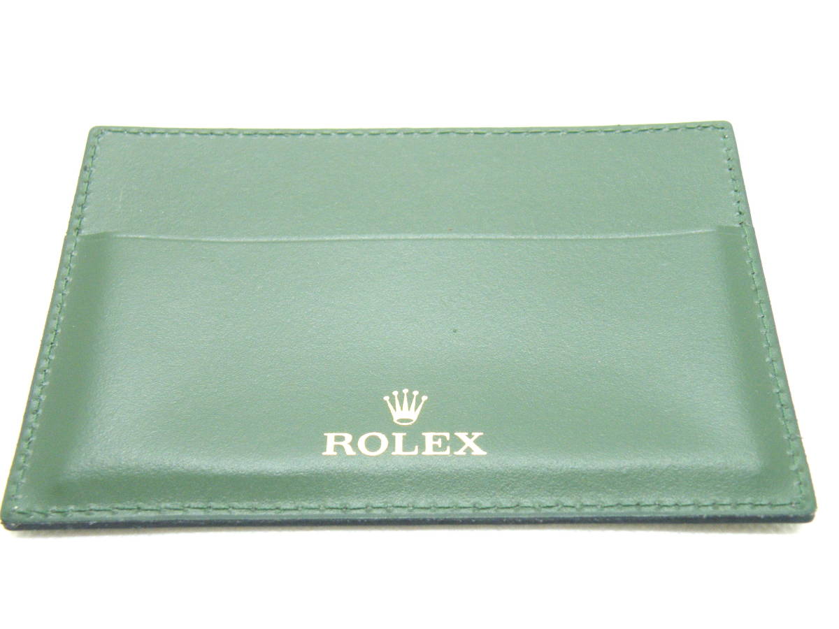 ロレックス ROLEX レザー調 ギャランティーケース カードケース 4119209.05_画像1