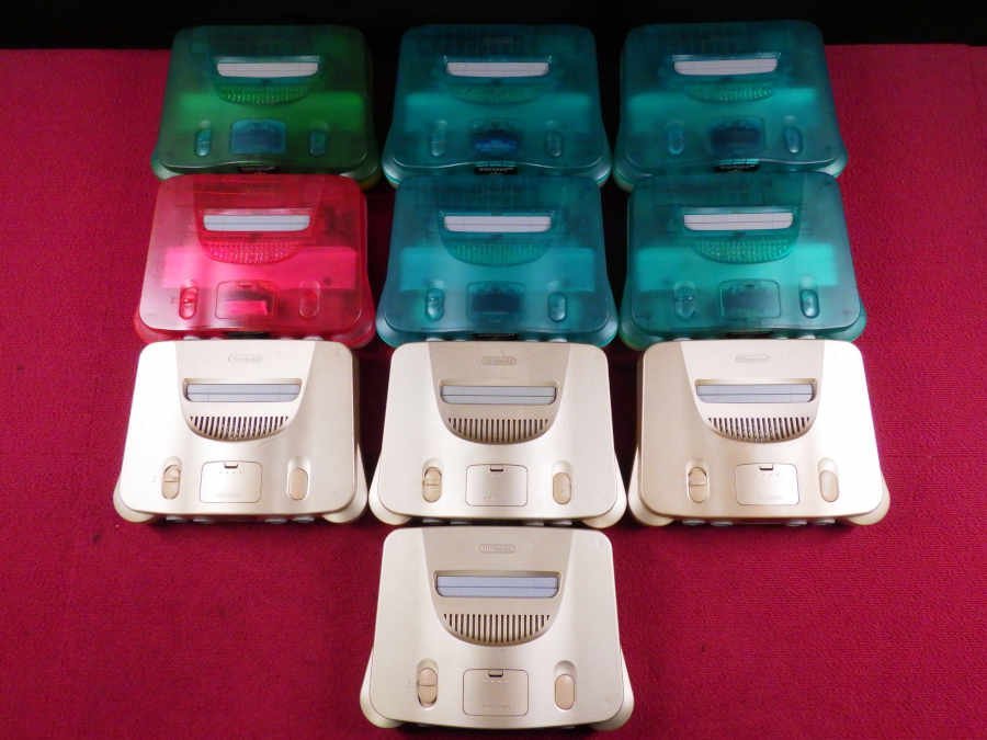 おもちゃ、ゲームNINTENDO ニンテンドウ64 本体 カラー 10台セット