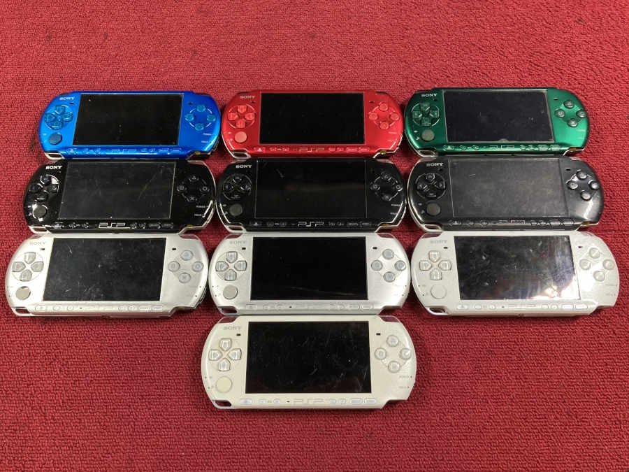 SONY プレイステーションポータブル 本体 PSP-3000 10台セット 難あり まとめ売り ＊ジャンク品【GH】