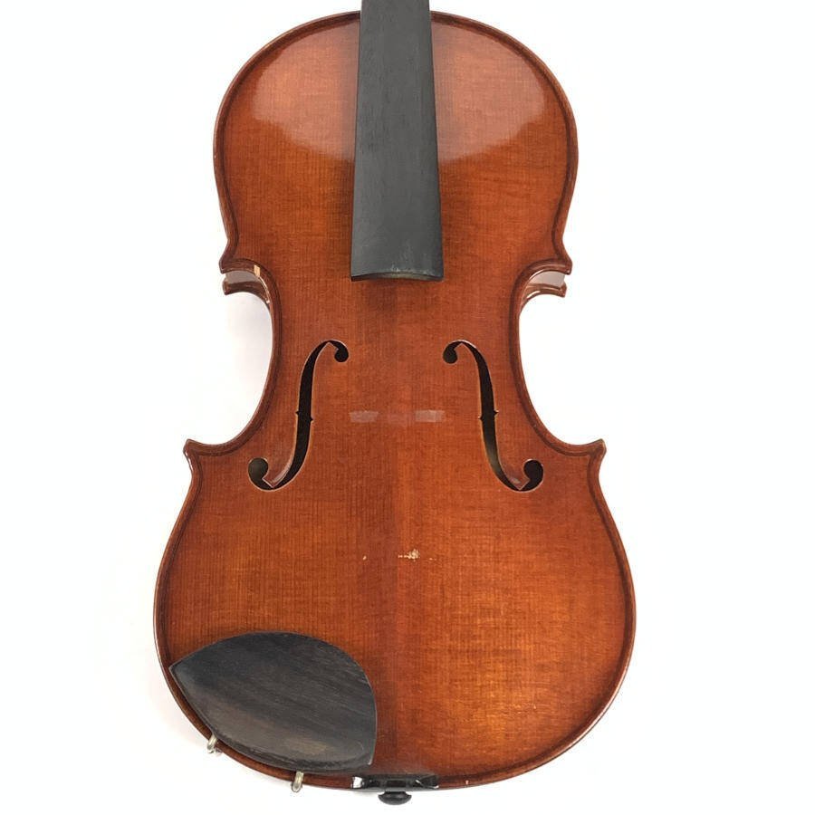 SUZUKI VIOLIN 鈴木バイオリン NO.360 ANNO1973 4/4 バイオリン 弓/テールピース/ブリッジ/ハードケース付き★ジャンク品_画像2