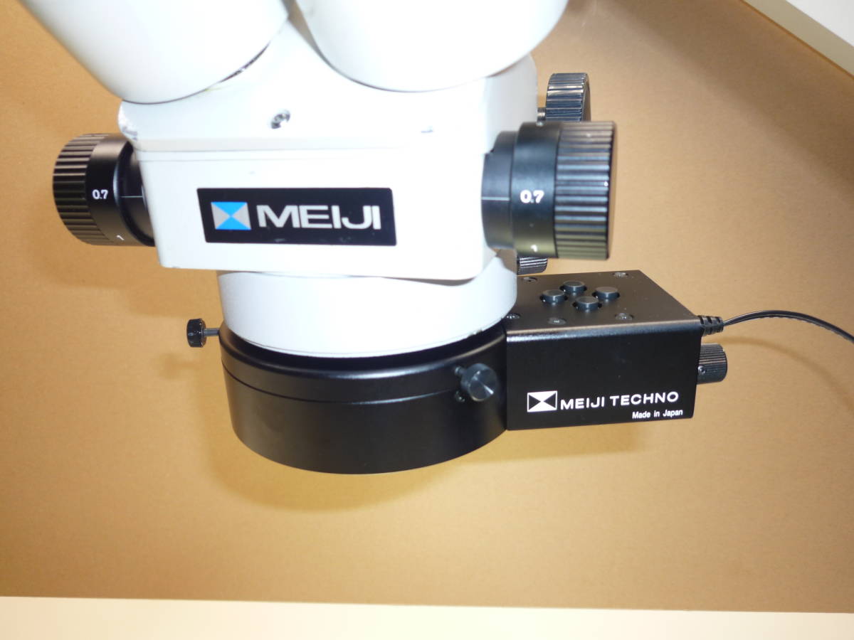メイジテクノ顕微鏡 EMZ-5 ロブスタージョイント仕様 LED照明付-
