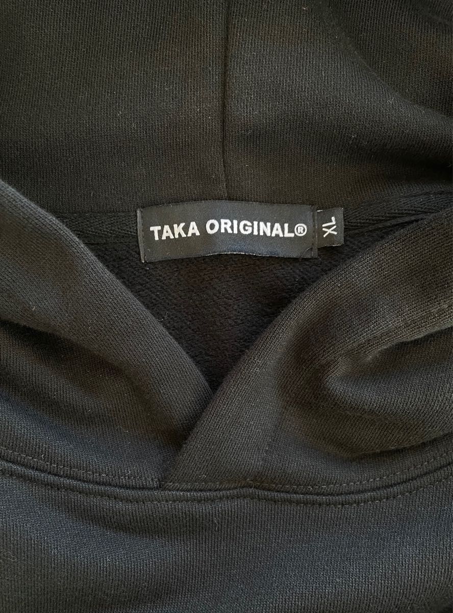 TAKA ORIGINALプルオーバーパーカー ブラック ユルダボXL コムドット