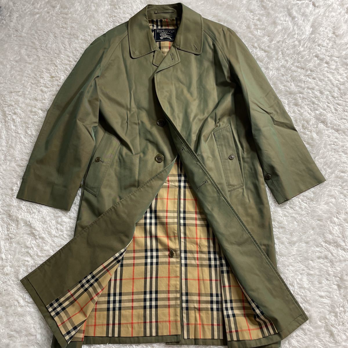 希少L-XLサイズ バーバリー『溢れ出る高級感』BURBERRY ステンカラー