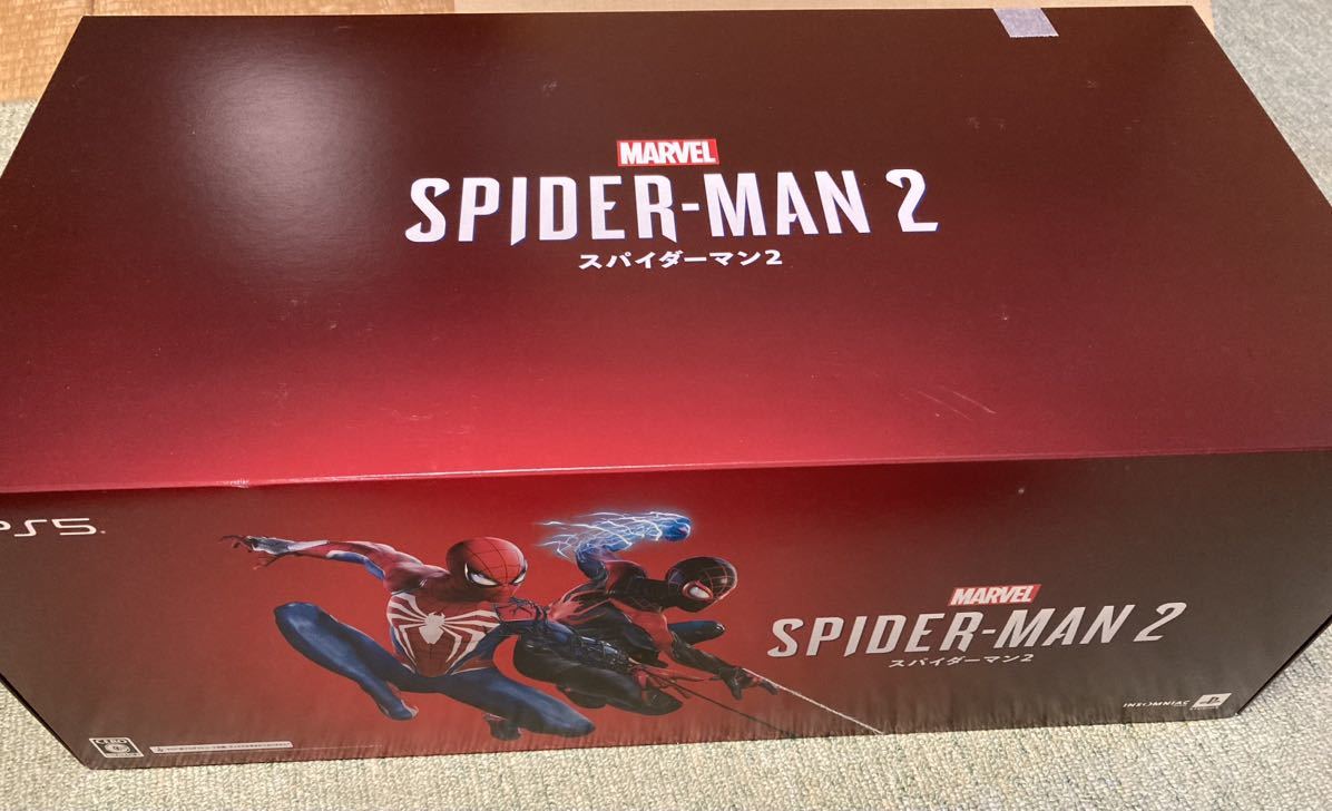 【新品未開封】PS5 マーベル スパイダーマン2 コレクターズエディション Amazon特典付き ゲーム フィギュア