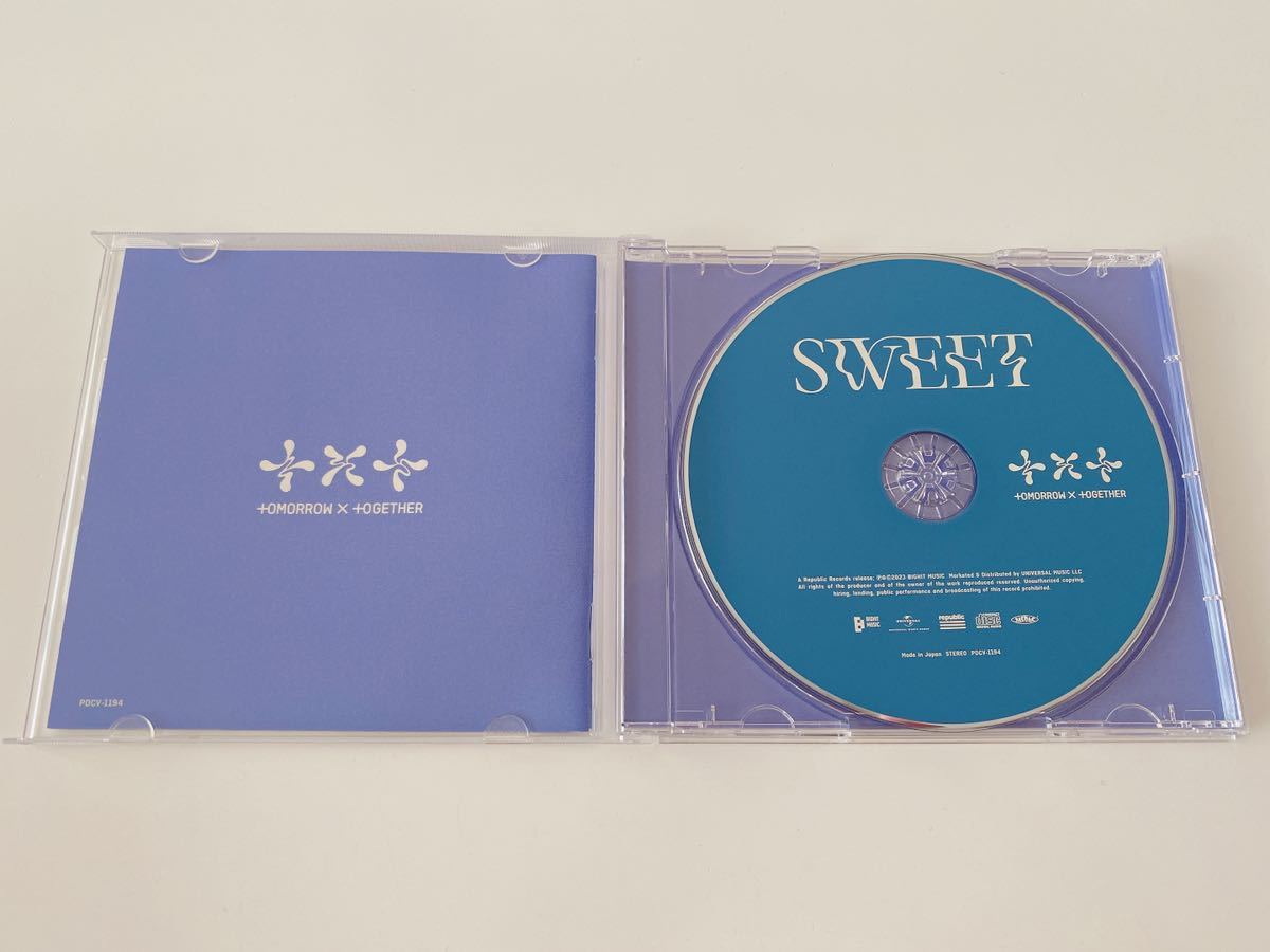 TXT SWEET 2nd アルバム UNIVERSAL MUSIC STORE限定盤 CD + ステッカー TOMORROW X TOGETHER トゥバ トゥモローバイトゥギャザー ユニバ_画像4