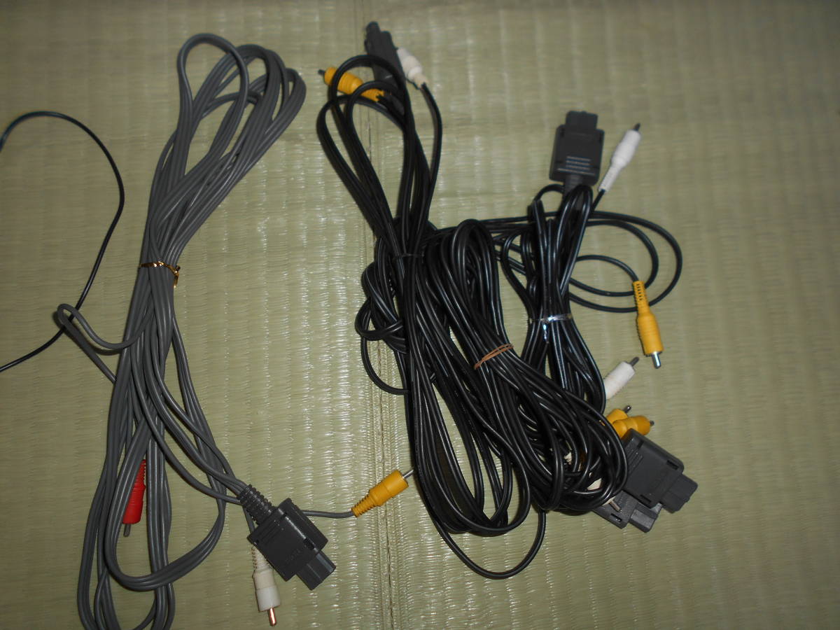 ジャンク 動作未確認 ニンテンドー64 AVコード GC SFC セット Nintendo64 Ｎ64 任天堂 まとめ売り S端子ケーブル HDMI 変換 アダプター_画像3