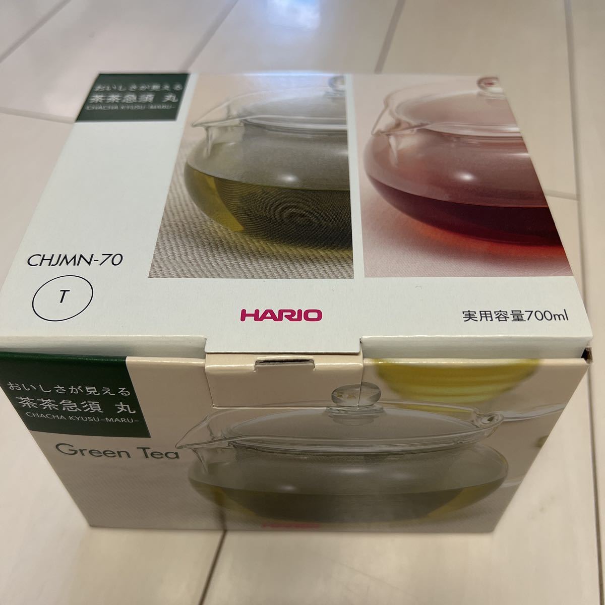 HARIO(ハリオ)茶茶急須 丸 700ml CHJMN-70T【おしゃれ/ガラス急須/日本製】の画像2