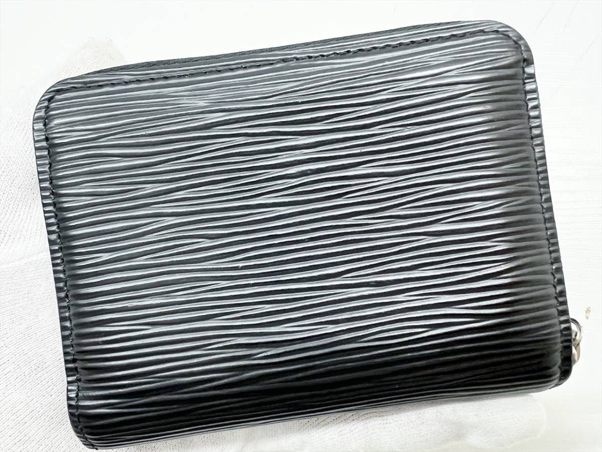 良好品　Louis Vuitton　ルイヴィトン　エピ　ジッピーコインパース　コイン　ミニ財布　黒　RFID　M60152