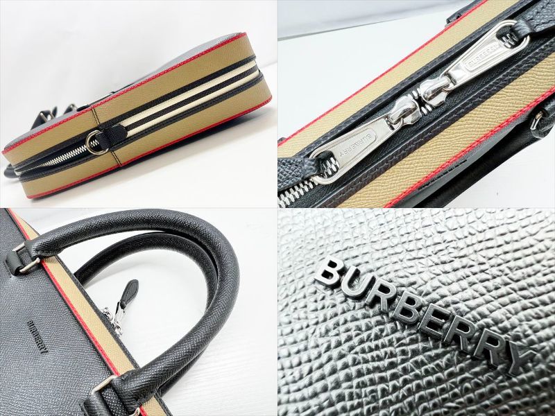 美品 バーバリー エインズワース アイコンストライプ