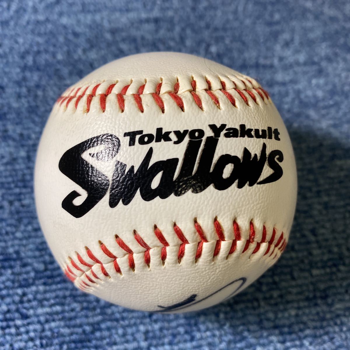 吉川昌宏　背番号62 直筆サインボール　swallows 球団公式　ロゴ球　東京ヤクルト　スワローズ_画像3