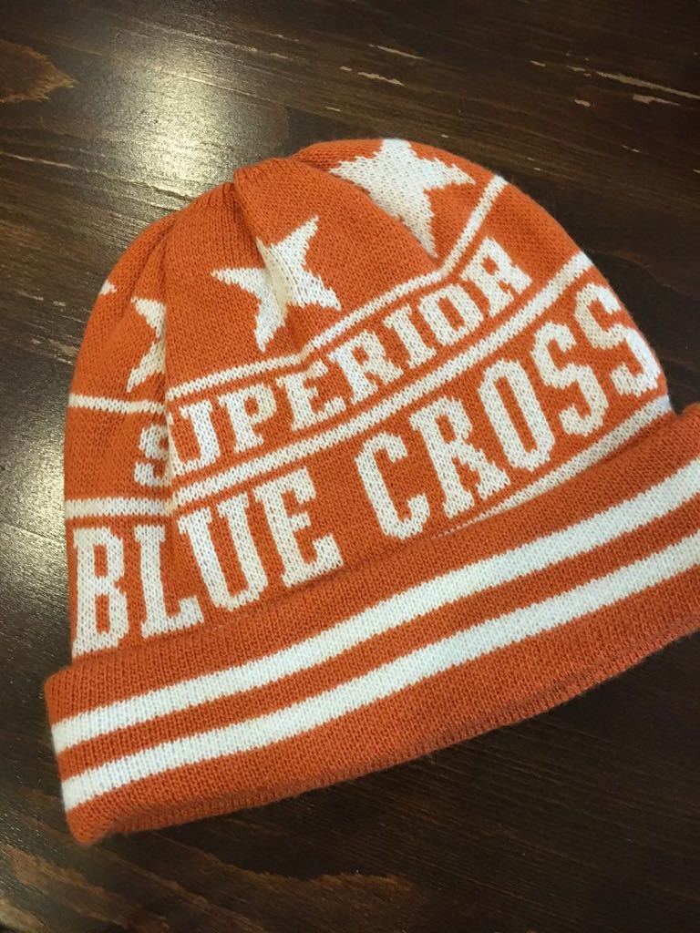 * price cut * Blue Cross * Logo . pretty knitted. hat *56cm