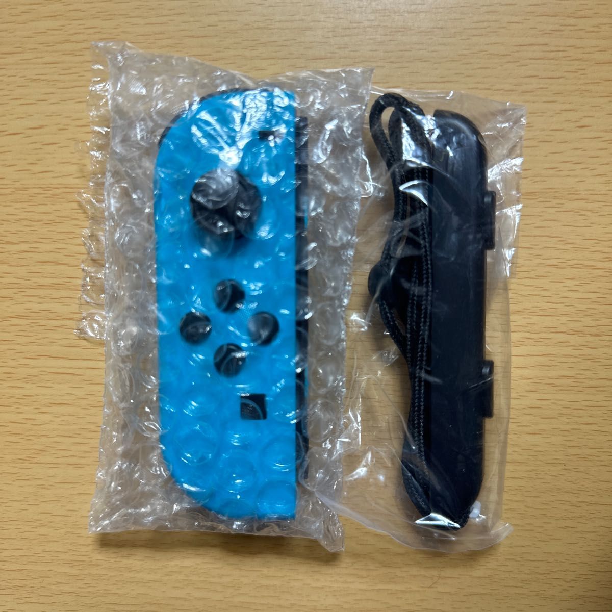 ★Nintendo Switch Joy-Con (L)ネオンブルー　動作確認ＯＫ　純正ストラップ　箱付