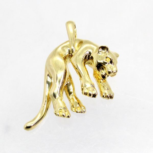 超格安一点 ◎中古美品◎18金 パンサーデザイン ペンダント プラチナ