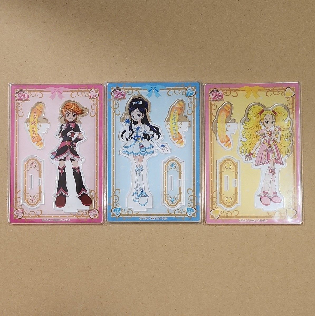 プリキュア 20周年 ローソン ふたりはプリキュア アクリルスタンド アクスタ キュアブラック キュアホワイト シャイニールミナス
