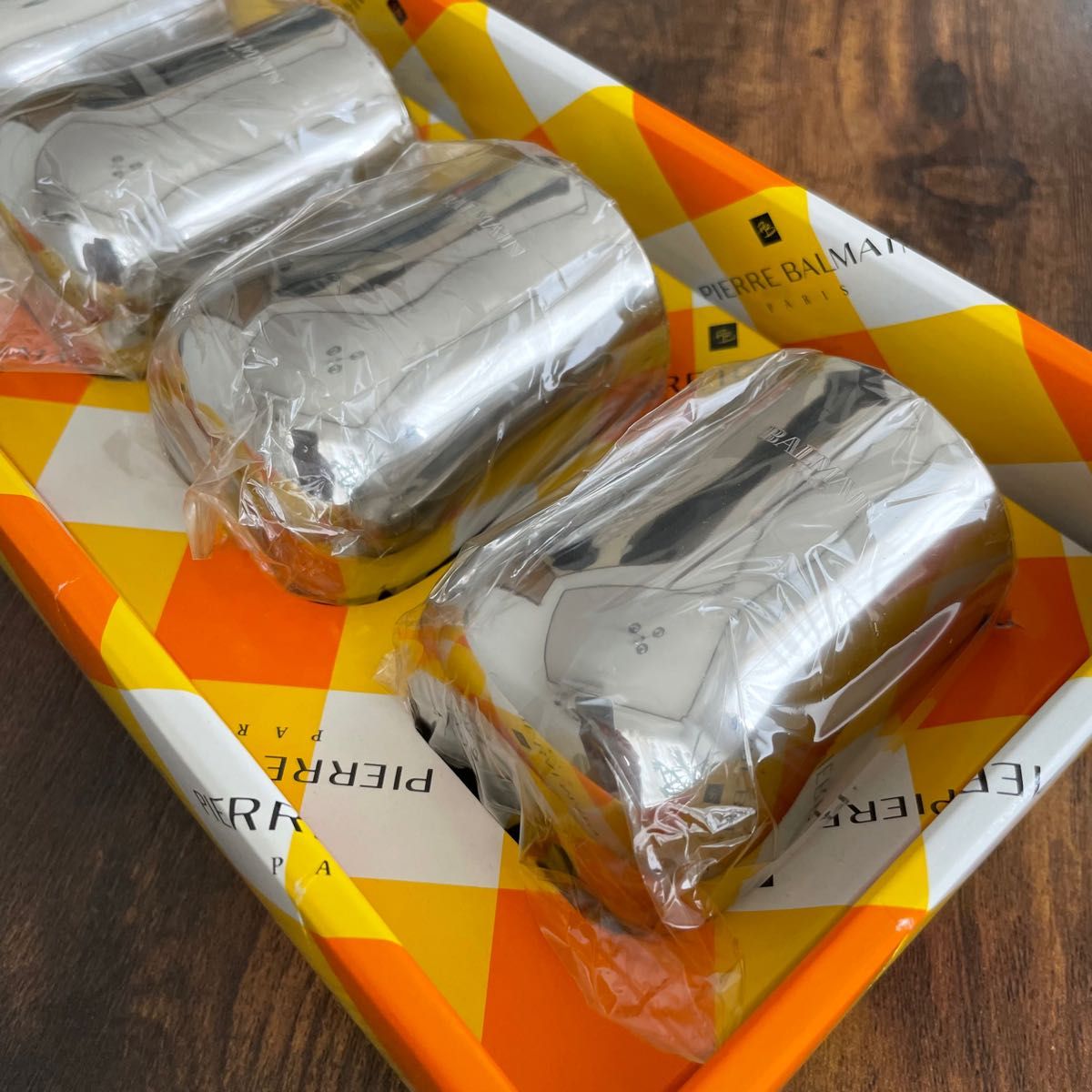 値下げ中 1点物早い者勝ち 【PIERRE BALMAIN】ステンレスグラス 値下げ中 1点物早い者勝ち 【PIERRE BALMAIN】ステンレスグラス