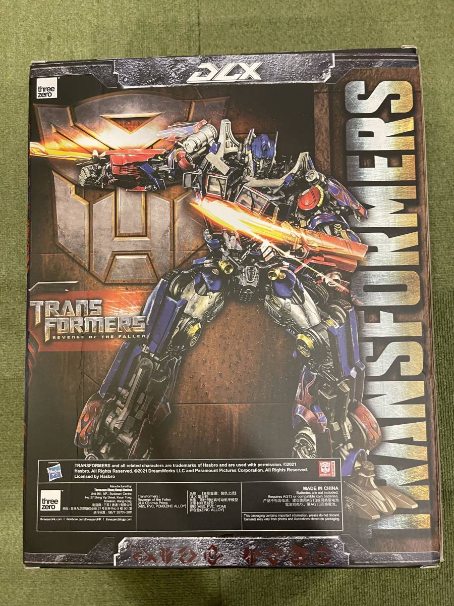 【開封品】 threezero　スリーゼロ トランスフォーマー/リベンジ　 DLX オプティマスプライム Transformers DLX Optimus Prime_画像3