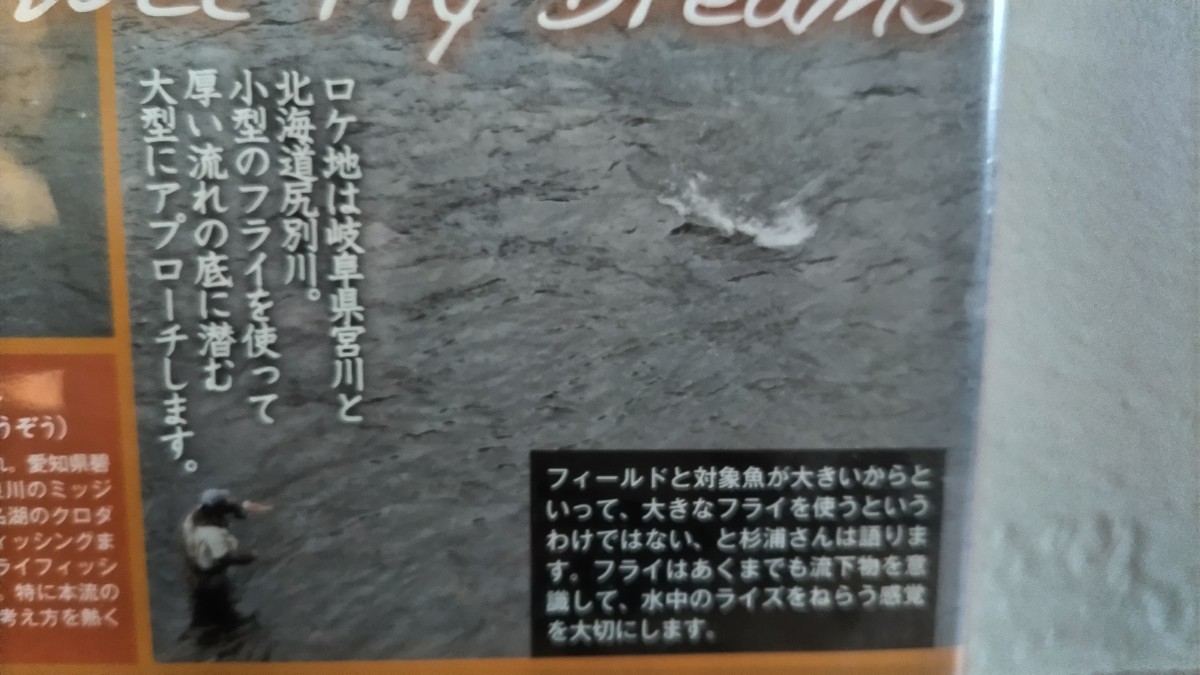 ウェットフライ・ドリームス　未開封DVD　Wet　Fly　Dreams　杉浦雄三　大型トラウト　岐阜県宮川　尻別川　　シングルハンド_画像9