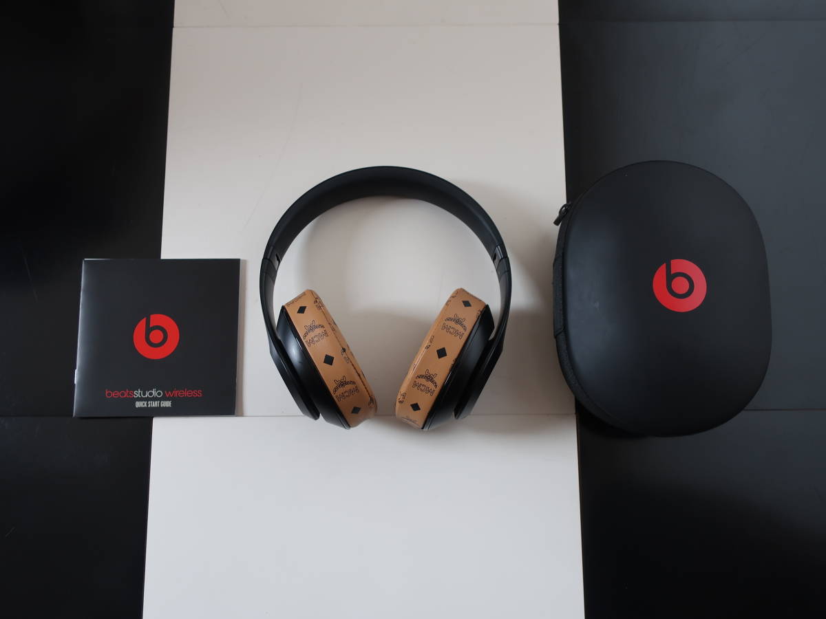 ★人気 格安 ビーツ Beats Studio Wireless 黒 イヤーパッド交換済 高音質 ノイキャン ワイヤレス ヘッドホン ビーツスタジオ ブランド