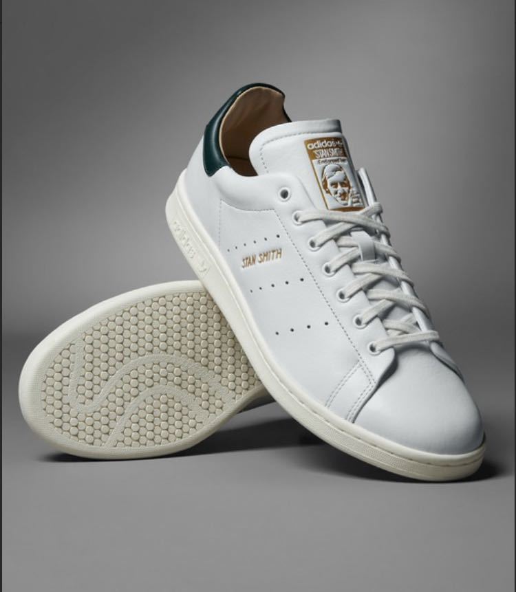 新品 スタンスミス ラックス ホワイト 白 深緑 HP2201 28cm スタンスミスLux 天然皮革 adidas STAN SMITH アディダスオリジナルス_画像1