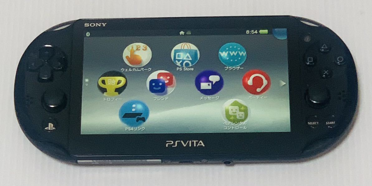 液晶美品PS Vita PCH-2000 ブラック動作良好品ソニープレステ1円