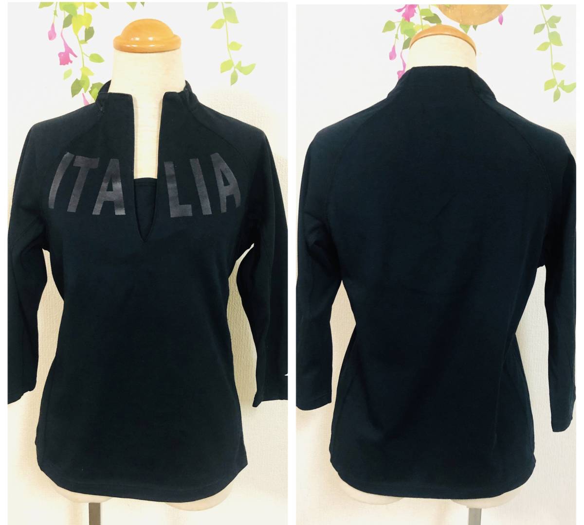 Kappa Kappa & рукав OMINI Mark &ITALIA дизайн логотипа спорт одежда черный 7 минут .. размер M