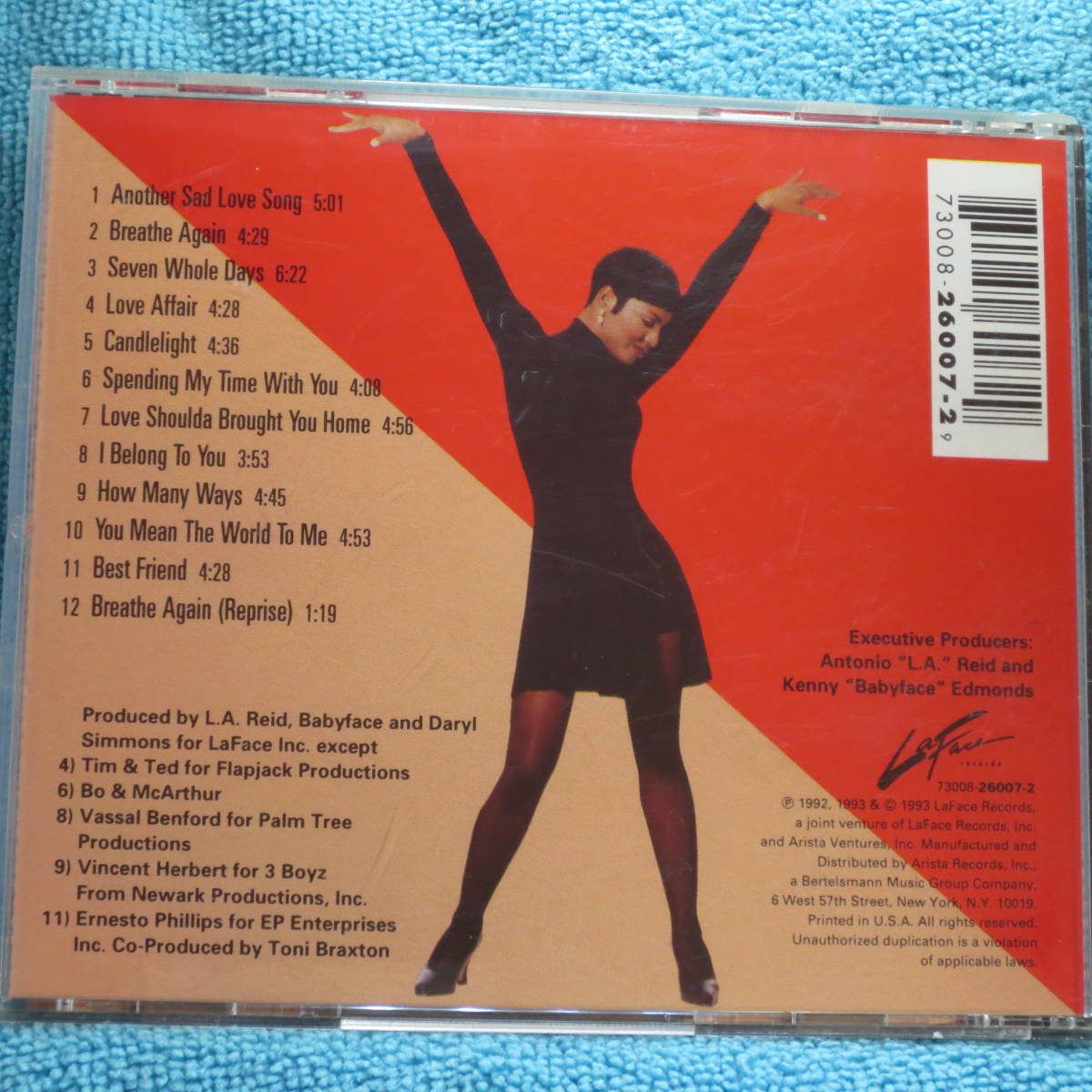 [CD] Toni Braxton トニ・ブラクストン / Toni Braxton(輸入盤) _画像2