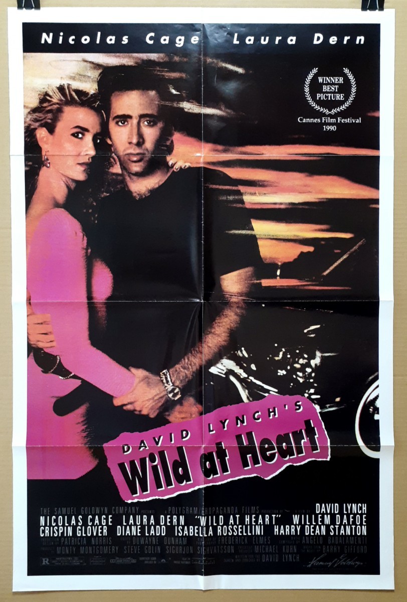 ワイルド・アット・ハート　ポスター　デヴィッド・リンチ　ニコラス・ケイジ　Wild at Heart　Movie Poster　David Lynch　Nicolas Cage