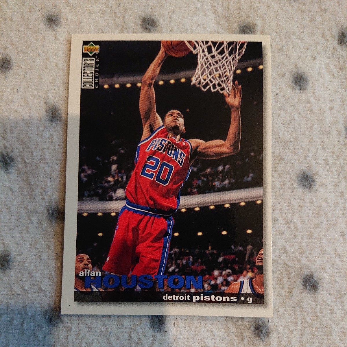 NBA カード ☆ ALLAN HOUSTON 4枚セット ☆ アラン ヒューストン Detroit Pistons NewYork Knicks ☆ HOOPS UPPER DECK_画像4