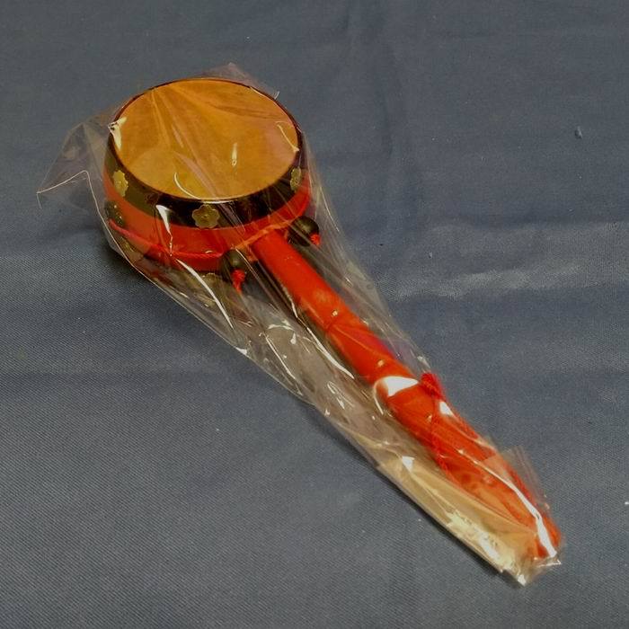 .... futoshi hand drum ( small ) Showa Retro ..... miscellaneous goods toy [ new goods ]