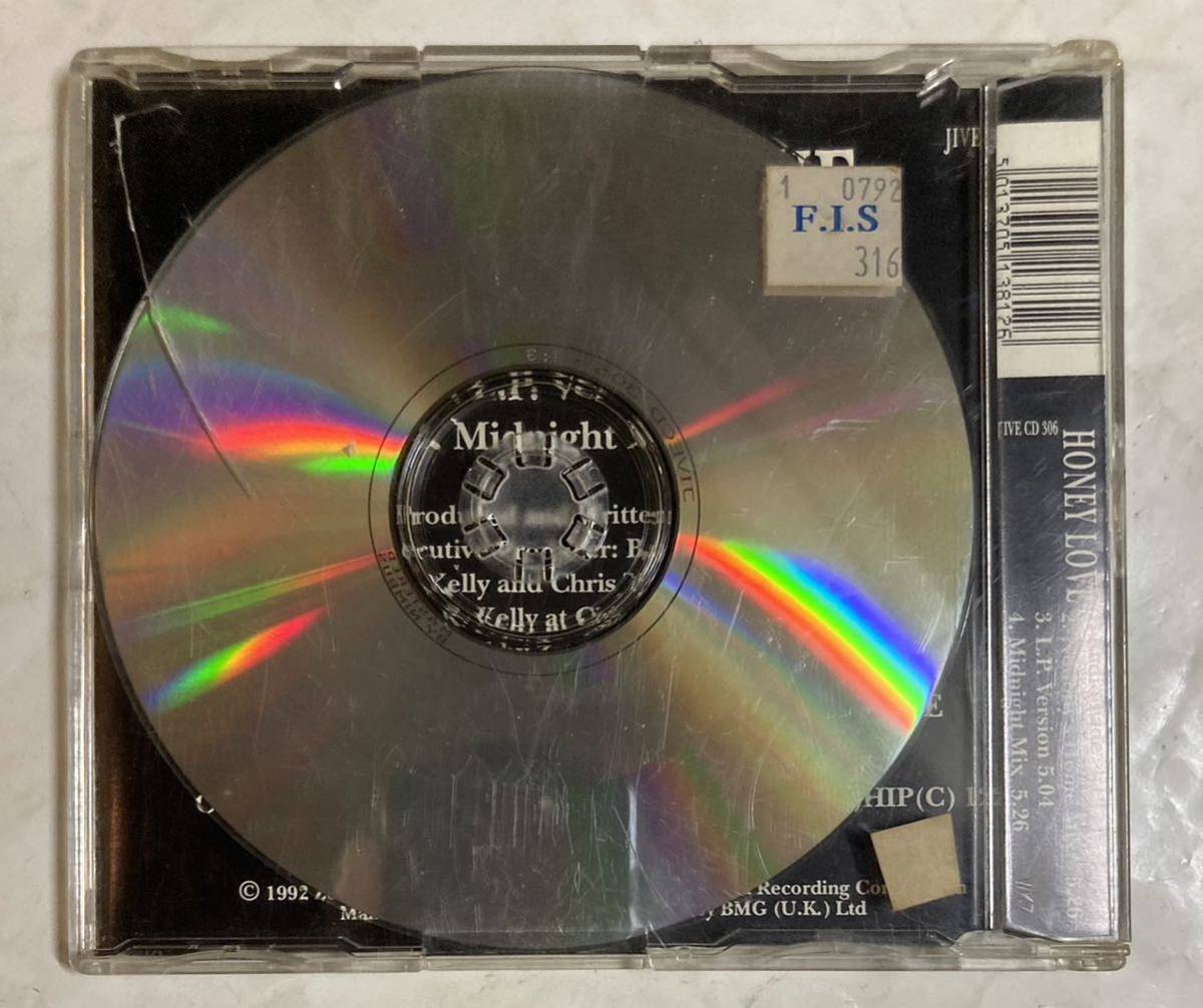 シングルCD 92年 UK盤 R. Kelly And Public Announcement - Honey Love Jive CD 306_画像2