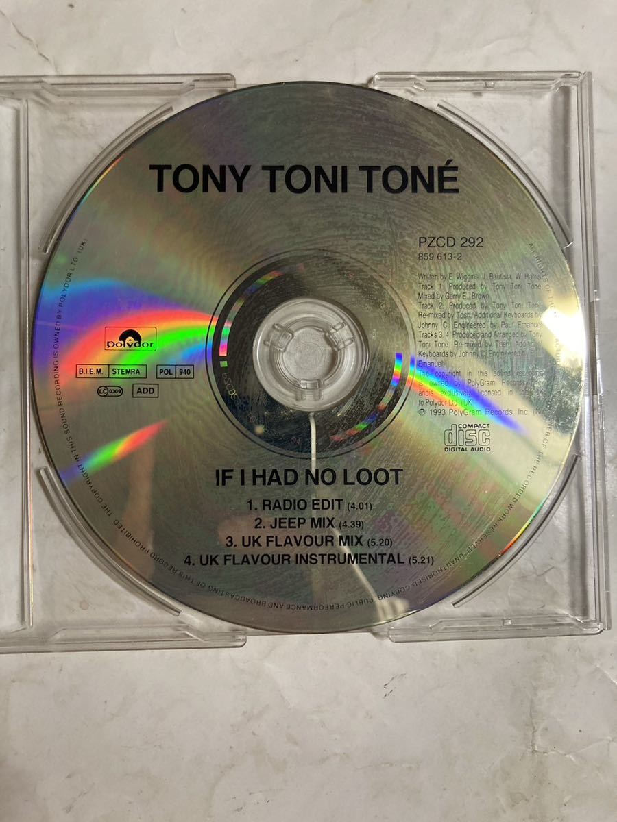 シングルCD 93年 UK盤 Tony Toni Tone - If I Had No Loot PZCD 292_画像4