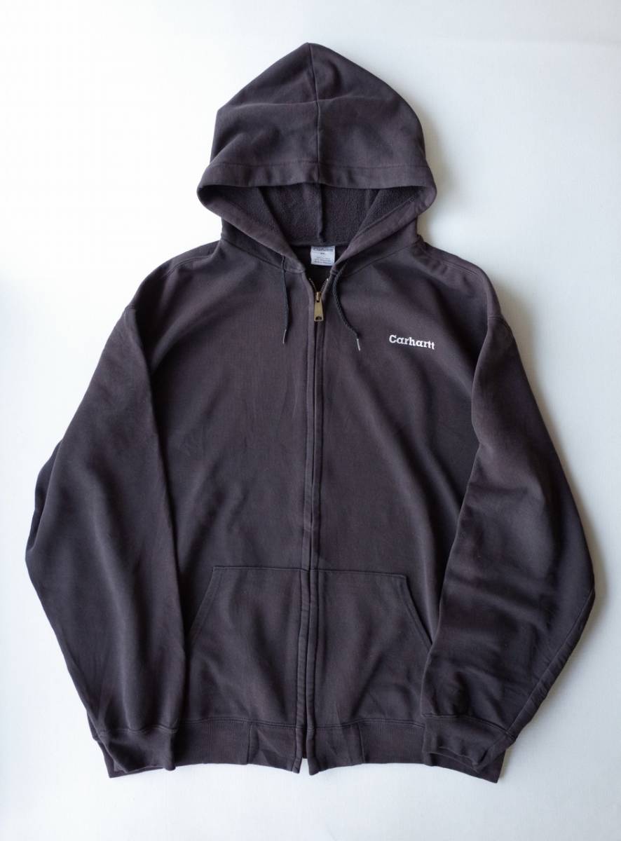 【国産】 カーハート ビンテージ Carhartt 2004年製 ■ USA ジップアップ ■ 大きいサイズ 黒に近いこげ茶 フーディー XL パーカー XLサイズ以上 【国産】 カーハート ビンテージ Carhartt 2004年製 ■ USA ジップアップ ■ 大きいサイズ 黒に近いこげ茶 フーディー XL パーカー XLサイズ以上