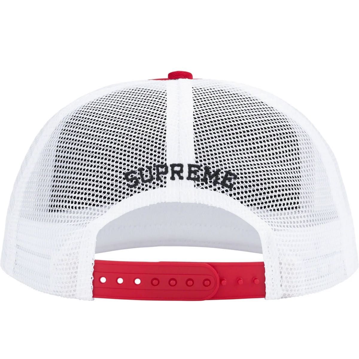 Supreme/BountyHunter MeshBack5-Panel赤 シュプリームバウンティハンターメッシュキャップ