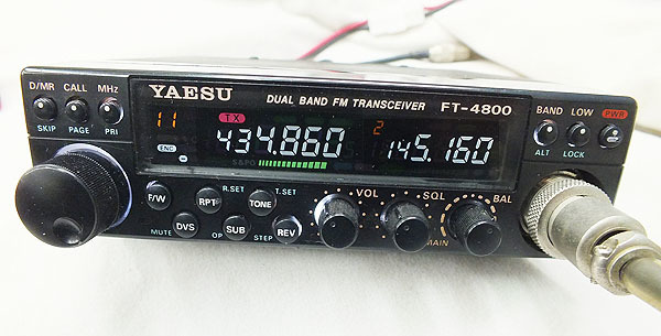 YAESU　ヤエス　144/430MHz　　FT-4800　　中古品_画像6